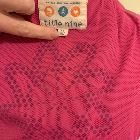 Title Nine Windbreaker Jacket Size XS Pink - Picture 8 of 8